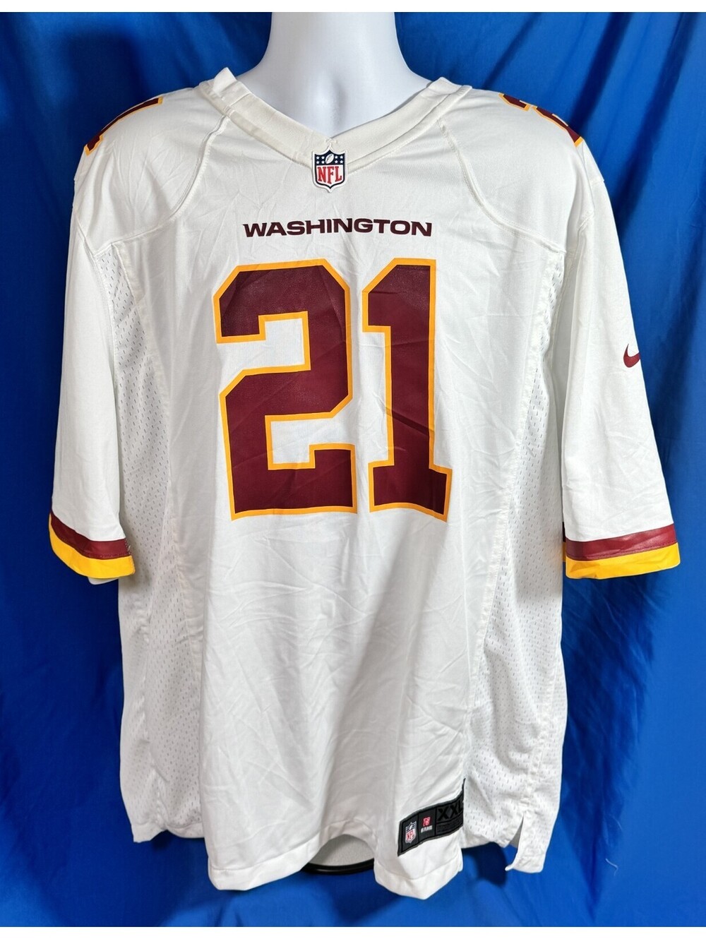 Nike Sean Taylor Washington Redskins (Commanders) White Jersey Mens XXL NWOT